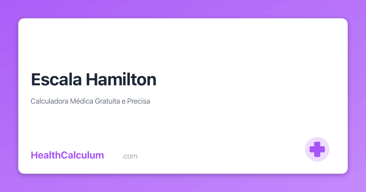 Hamilton Depression Rating Scale (HAM-D) | HealthCalculum